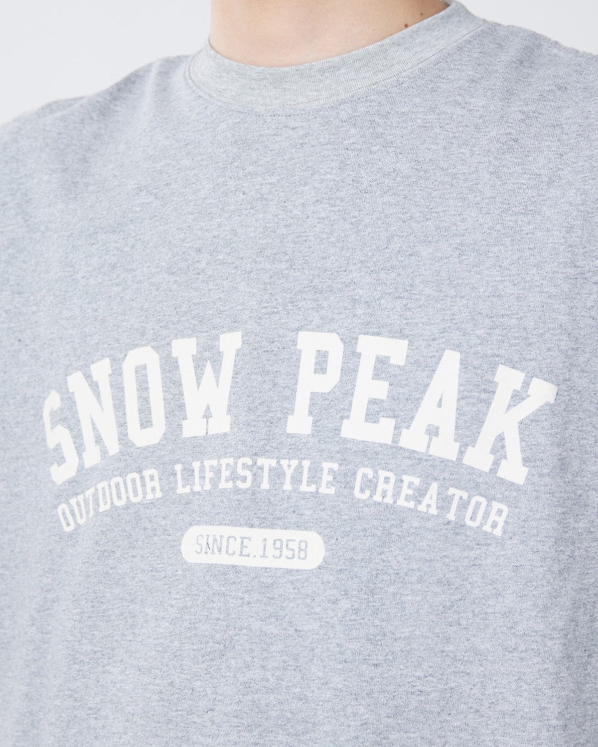 Snow Peak Varsity Logo L/S T-Shirt