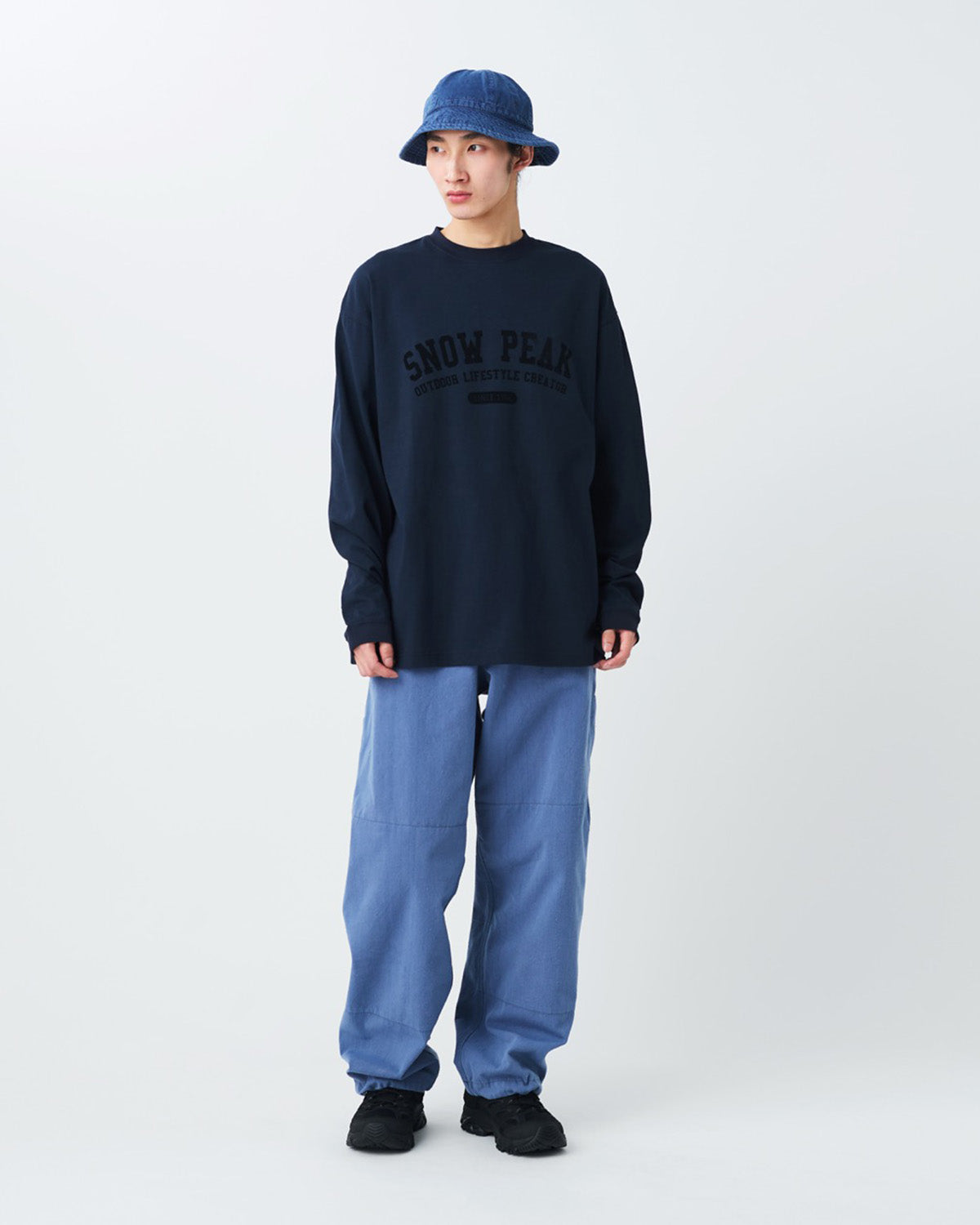Snow Peak Varsity Logo L/S T-Shirt