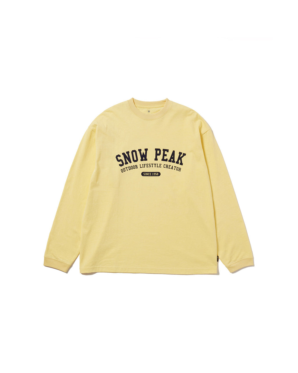Snow Peak Varsity Logo L/S T-Shirt