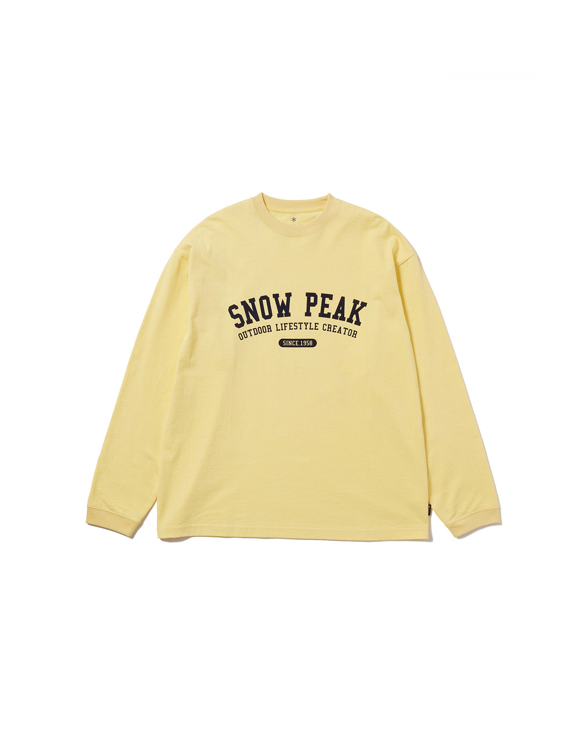 Snow Peak Varsity Logo L/S T-Shirt