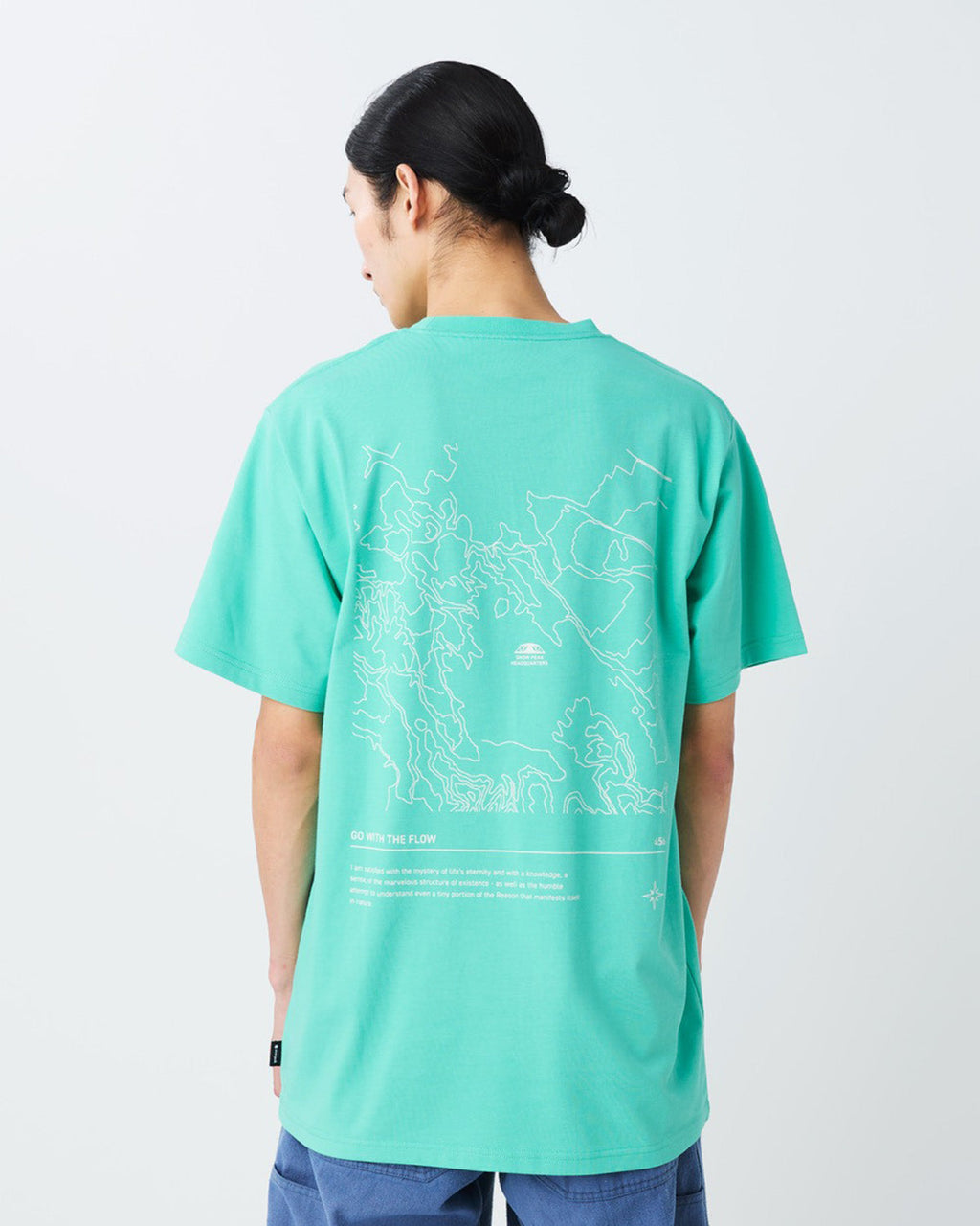 Snow Peak HQ Topographic Map T-Shirt