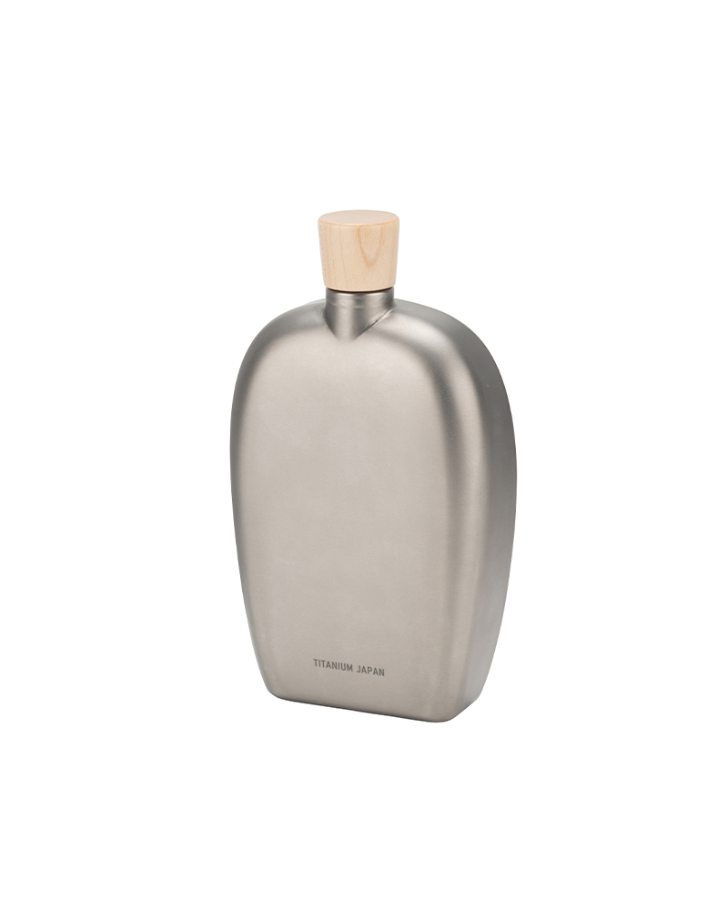 Snow Peak Titanium Flask in 250 mL