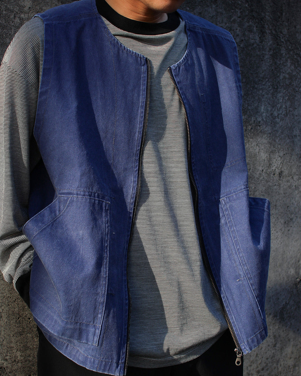 Snow Peak Sulfur Dyed Fade Vest