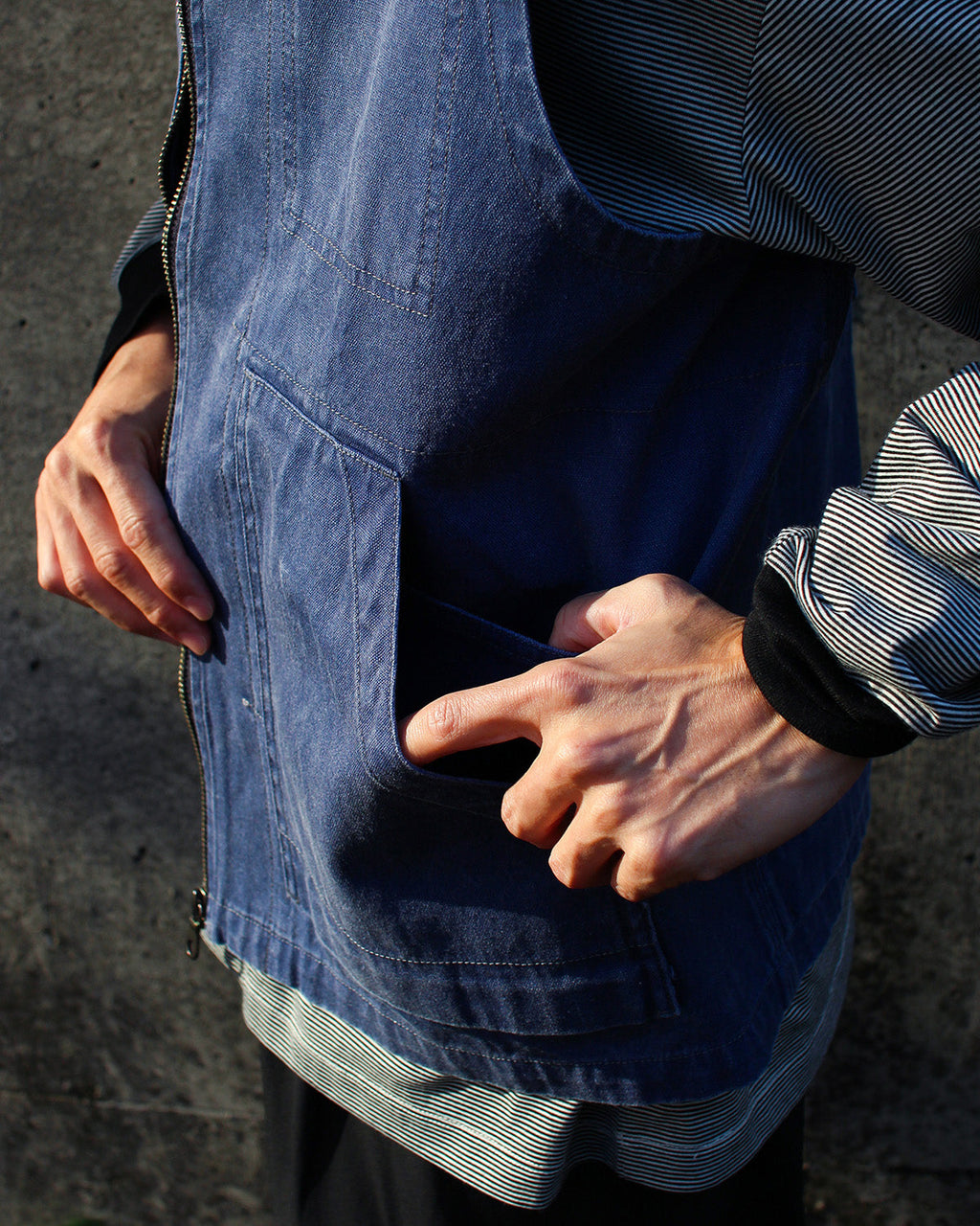 Snow Peak Sulfur Dyed Fade Vest