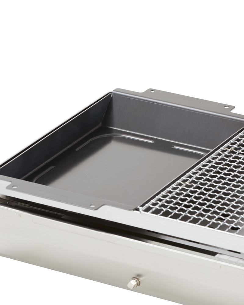 Snow Peak Grill Plate Half Deep Depth