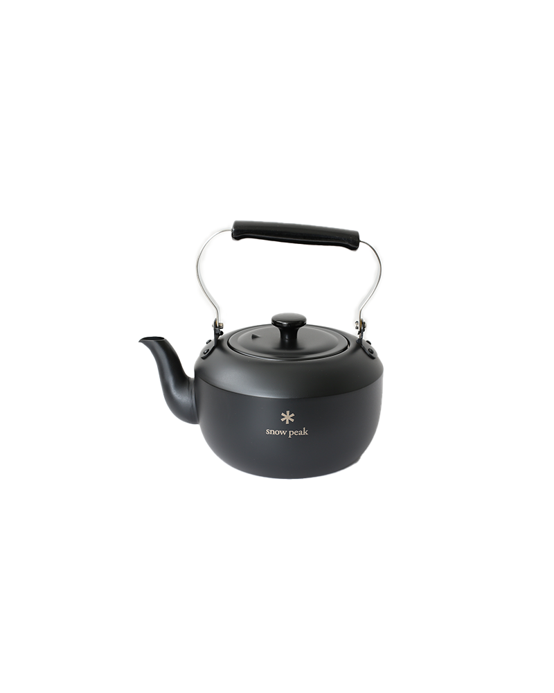 Snow Peak Round Kettle 1.5 Matte Black