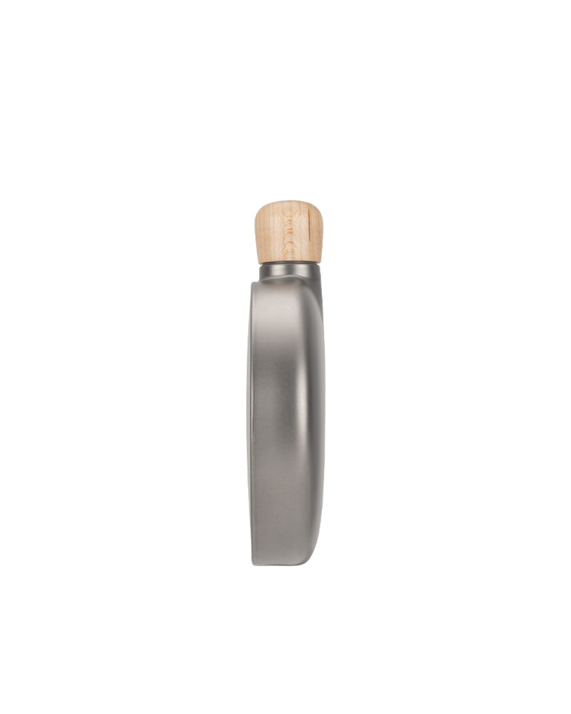 Snow Peak Round Titanium Flask in 150 mL